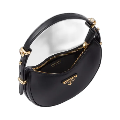 Prada Arqué leather mini shoulder bag