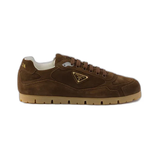 Trail faded suede sneakers