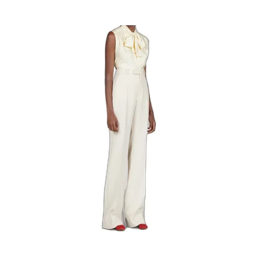 Wool crêpe trouser