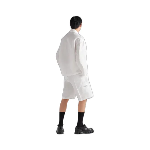 Technical poplin jacket