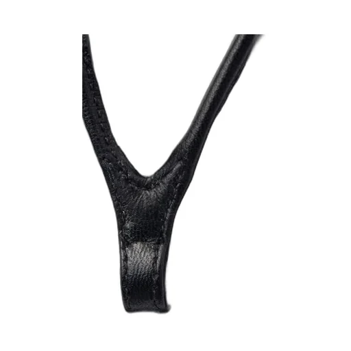 Heeled leather sandals