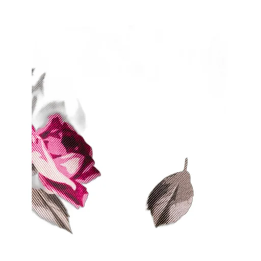 Printed silk twill scarf