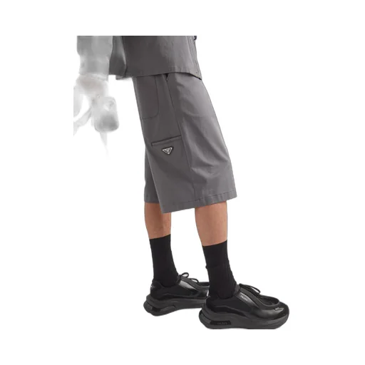 Stretch cotton Bermudas