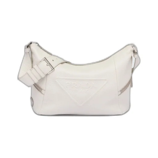 Leather bag with shoulder strap