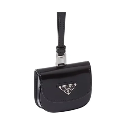 Brushed-leather headphone case