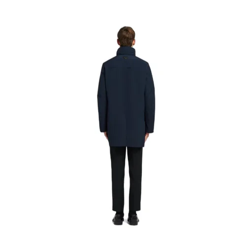 Technical fabric raincoat