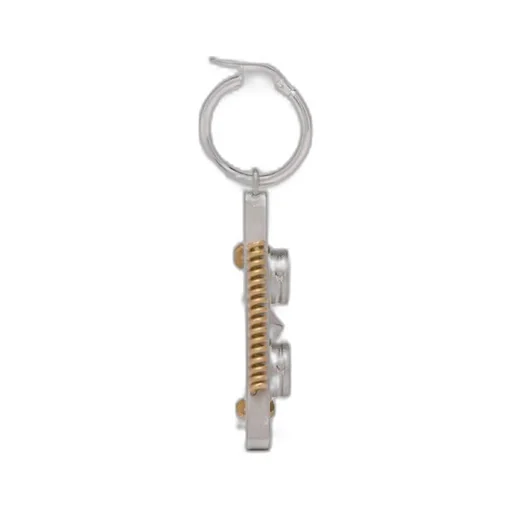 Left earring with Robot Jewels pendant