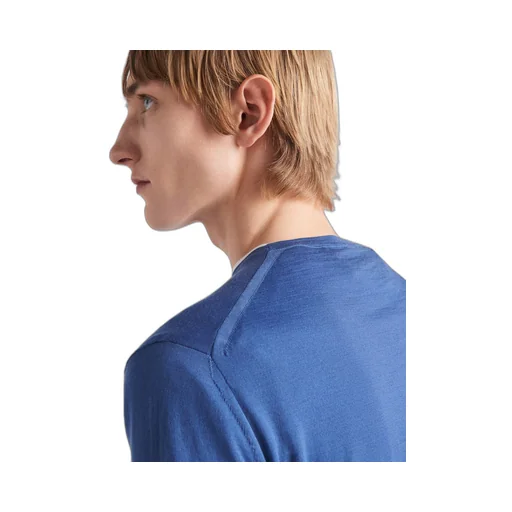 Superfine wool crew-neck sweater