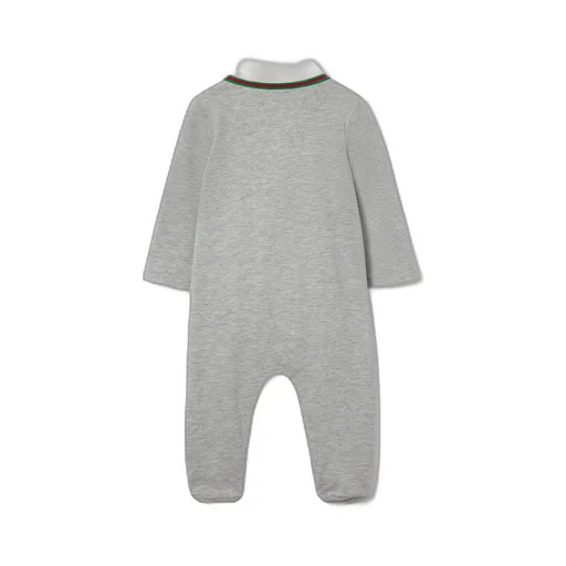 Baby cotton piquet one-piece