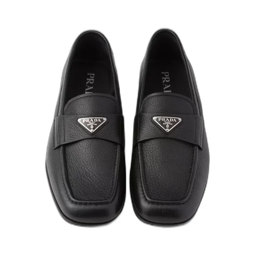 Leather loafers