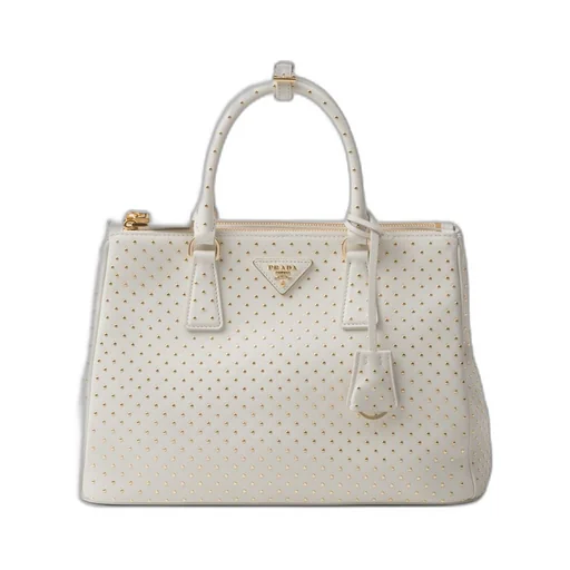 Large Prada Galleria studded leather bag