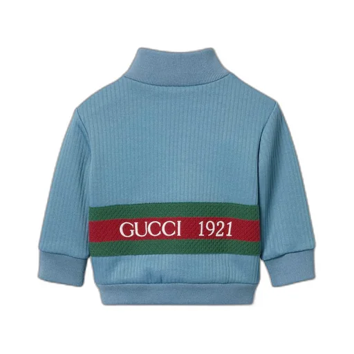 Baby jersey zip jacket