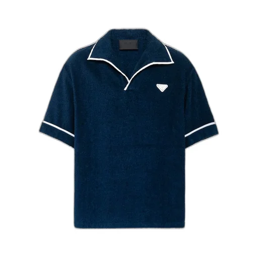 Short-sleeved heavy cotton shirt
