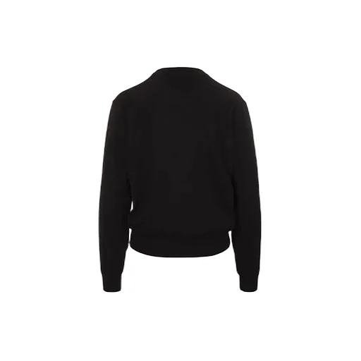 Logo Round-neck Sweatshirt Black