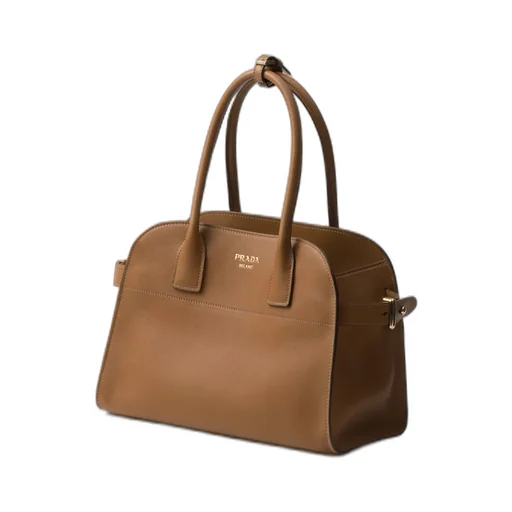 Medium leather tote bag