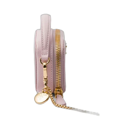 Saffiano leather mini-pouch