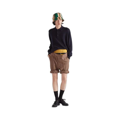 Cashmere polo shirt