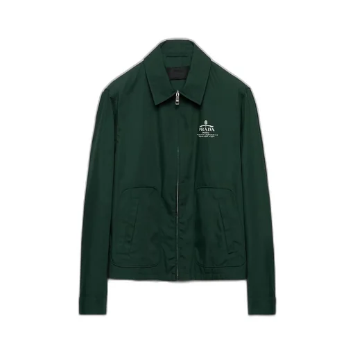 Cotton blend blouson jacket