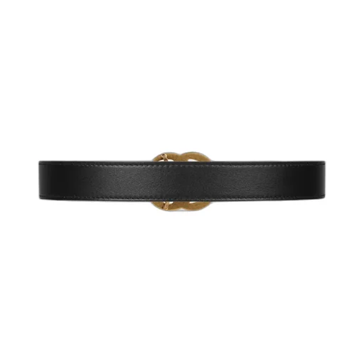 Children's leather Double G belt