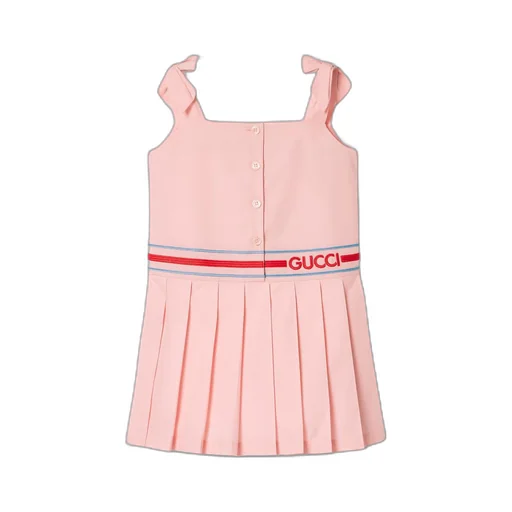 Children's cotton poplin dress