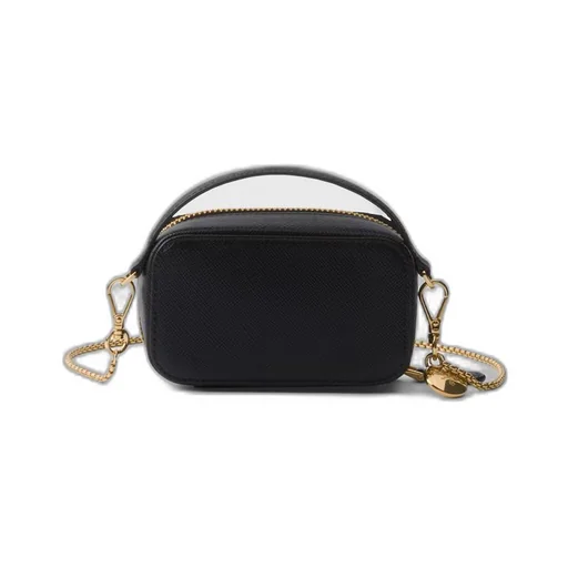 Saffiano leather mini-pouch
