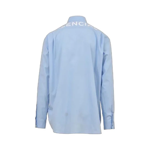 Back Logo Cotton Poplin Shirt