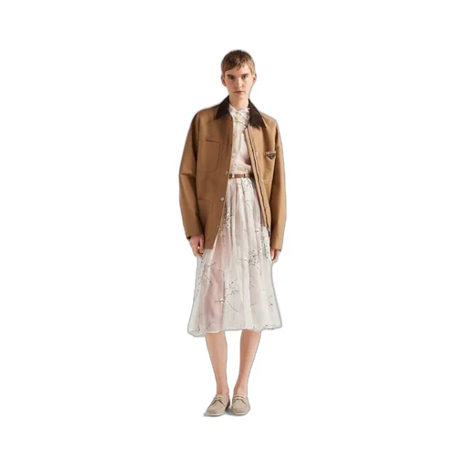 Technical canvas blouson jacket