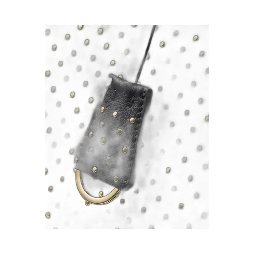 Extra-large Prada Galleria studded leather bag
