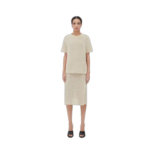 Cotton Crochet T-Shirt