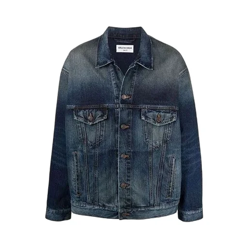Embroidered Logo Denim Jacket