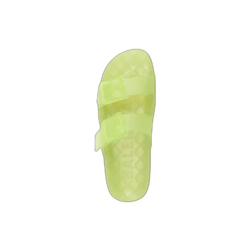 Mallorca Sandal Clear Neon Yellow
