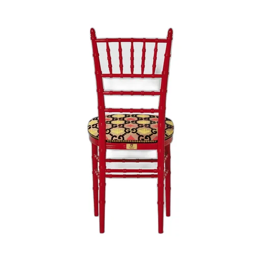 Chiavari chair with GG jacquard