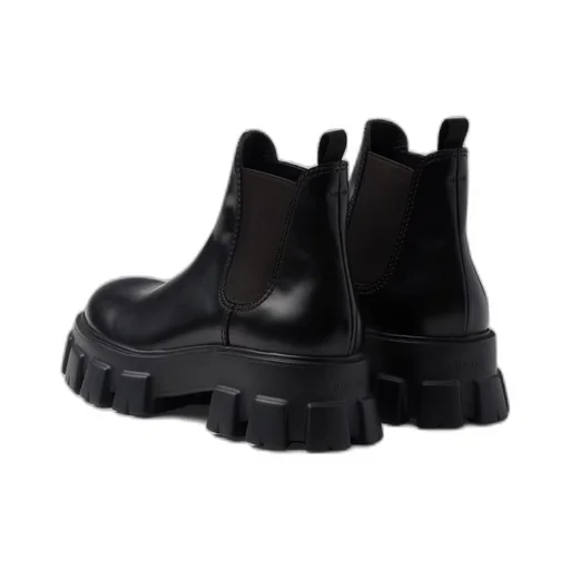 Monolith brushed leather Chelsea boots