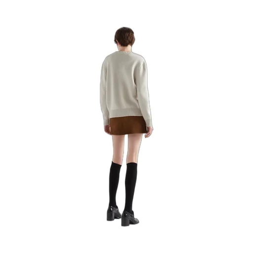 Wool and cashmere crew-neck sweater
