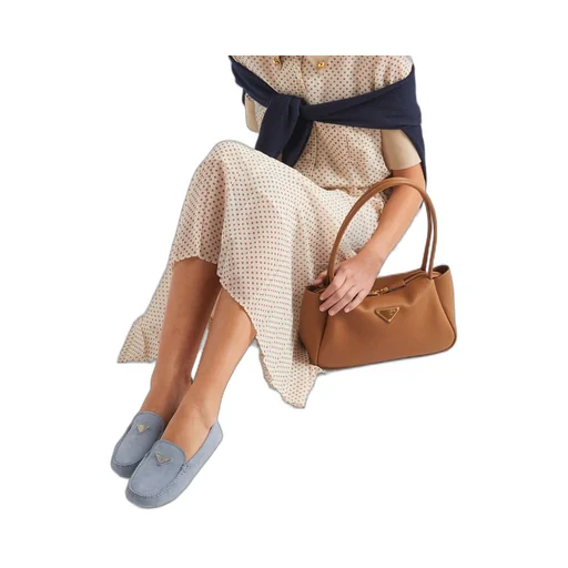 Suede driving loafers