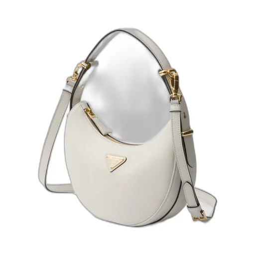 Prada Arqué leather shoulder bag