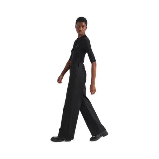 Stretch gabardine pants
