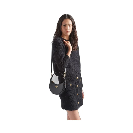 Prada Arqué leather mini shoulder bag