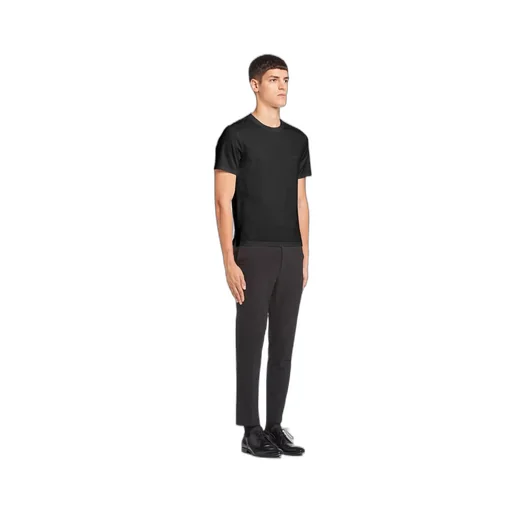 Stretch cotton T-shirt