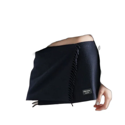 Cashmere miniskirt