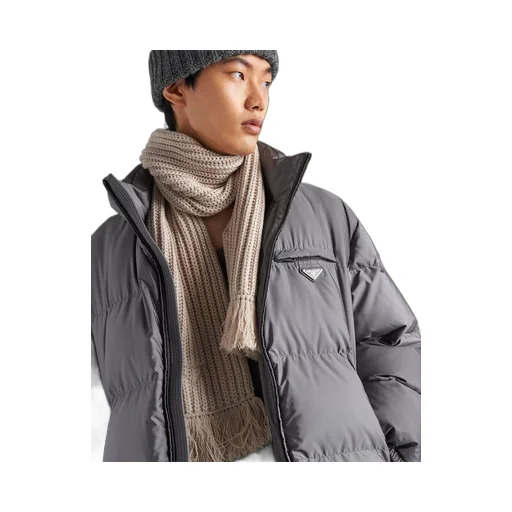 Oversized Re-Nylon down jacket