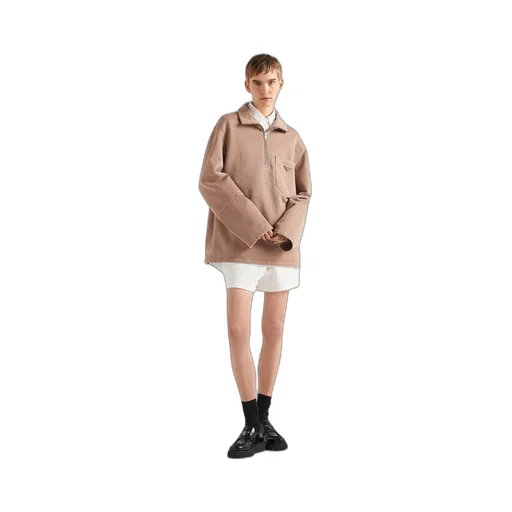 Cotton fleece shorts