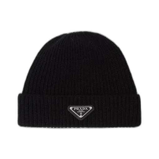 Wool and cashmere beanie