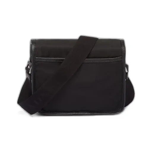 Re-Nylon and Saffiano leather shoulder bag