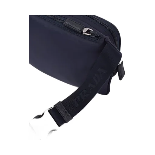 Re-Nylon and Saffiano leather shoulder bag