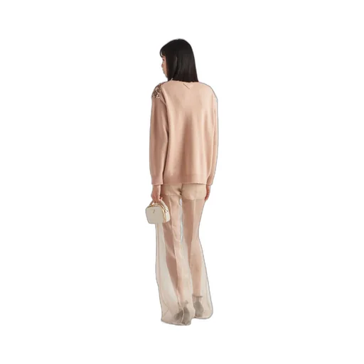 Cashmere and wool cardigan with sequins