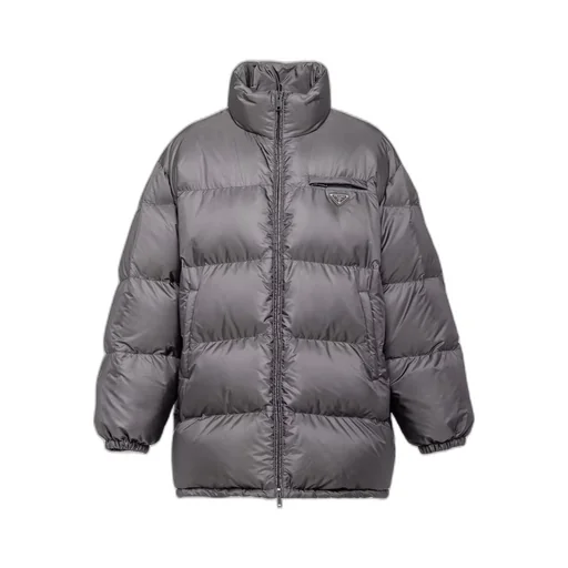 Oversized Re-Nylon down jacket