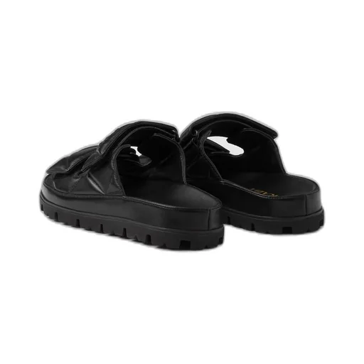 Padded nappa leather sandals