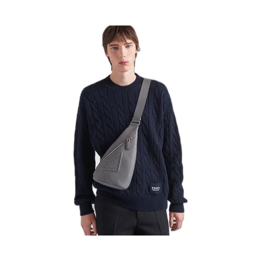 Prada Cross leather bag