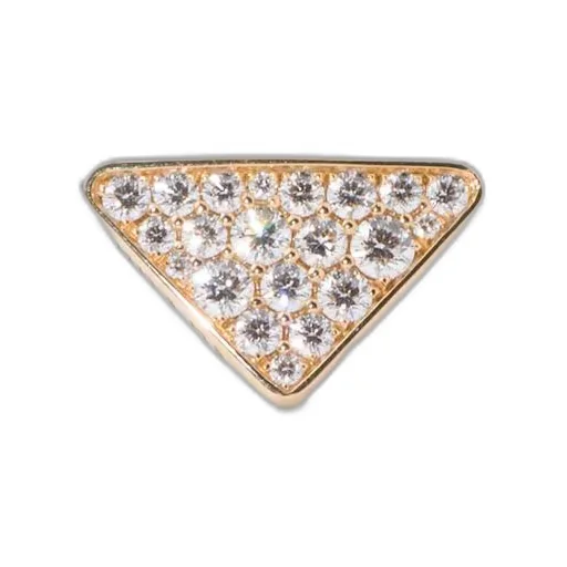 Eternal Gold single earring in yellow gold with diamonds